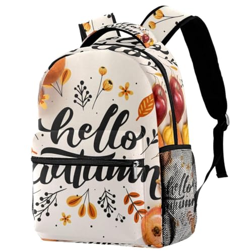 Sac à dos d'école multicolore avec poches pour filles et garçons