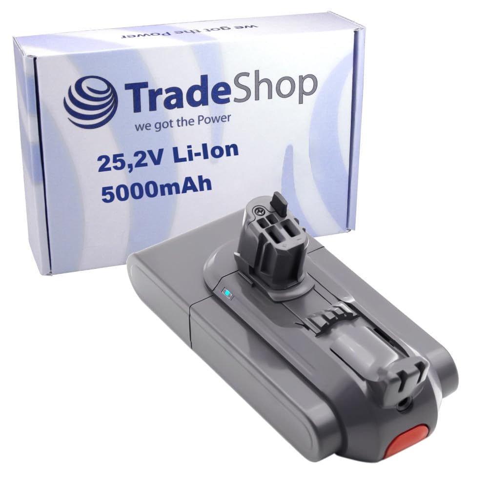 Trade-Shop Li-Ion Akku 25,2V 5,0Ah kompatibel mit Dyson V15 Detect (Absolute Extra, Total Clean), V15s Submarine ersetzt 970343-04 970343-06 355983