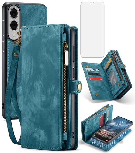 Coque Samsung Galaxy S25 Edge 5G portefeuille en cuir pour vos déplacements urbains