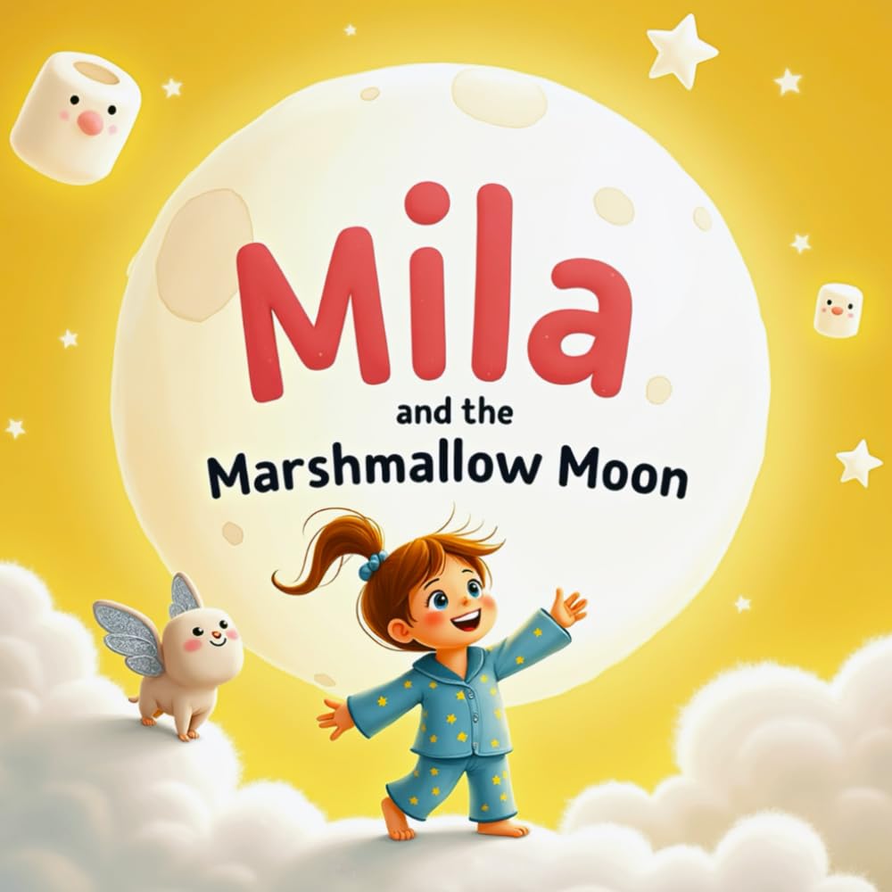 Mila and the Marshmallow Moon: A Sweet and Magical Bedtime Adventure About Kindness, Courage, and Saving the Moon for Kids Ages 3–7