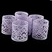 Produktbild 6pcs Herzen Gefuehrt Teelichthalter Hochzeit Weihnachtsdekoration Lila