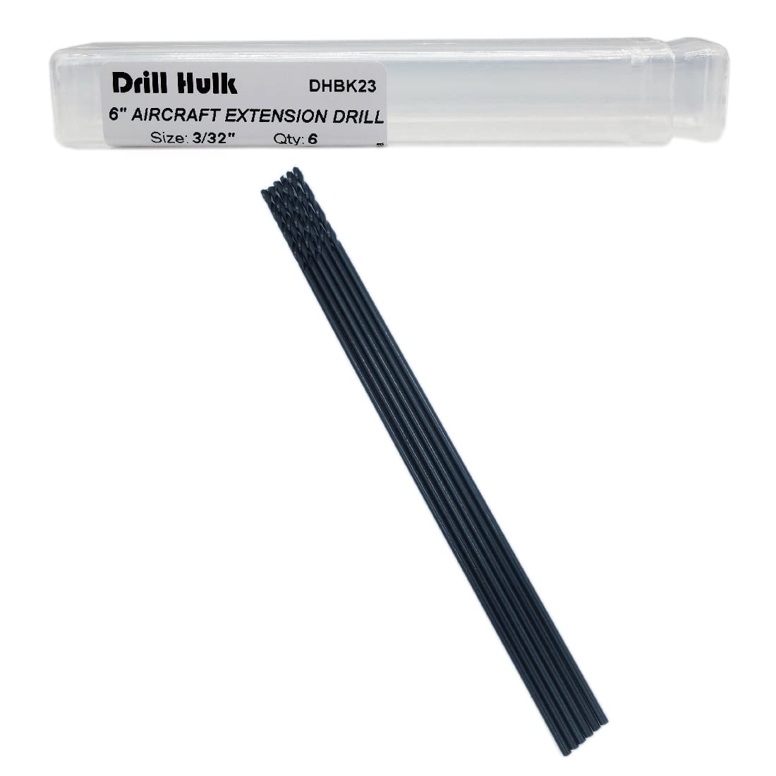 Aircraft Drill Bits - 6 Inch Deep Reach -10 Aircraft Drill Bits - 6 Inch Deep Reach -10