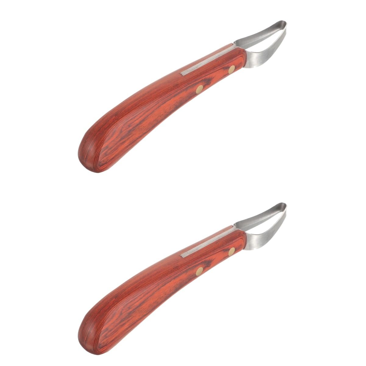 Happyyami 2pcs Ergonomic Hoof Tool Hoof Repair Tools Set Manganese Steel Trimmer Daily Use for Horse