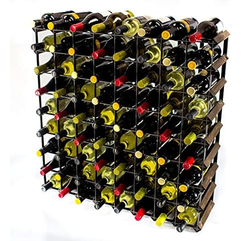 Cranville wine racks Classic 72 Botellero de Roble Oscuro Cover
