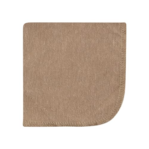 Image of Hudson Baby Unisex Baby Flannel Cotton Poly Washcloths, Animal Adventure 12 Pack, One Size