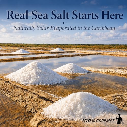 Sal marina gruesa 16 oz White Ocean by 100% Gourmet miniatura 6