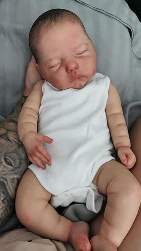 Anano Reborn Newborn Baby Doll Lifelike 19 Inch Baby Doll Life Size Preemie Baby Doll #TOP2