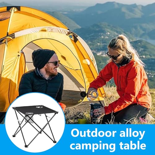 Petite table de camping pliante légère pour éviter le sable et l'herbe - 4