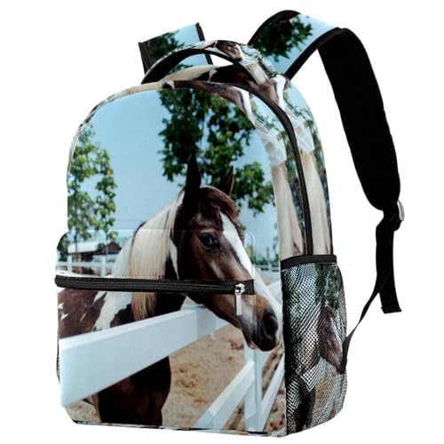 Sac à dos pour ados filles et garçons grand format multicolore 40cm