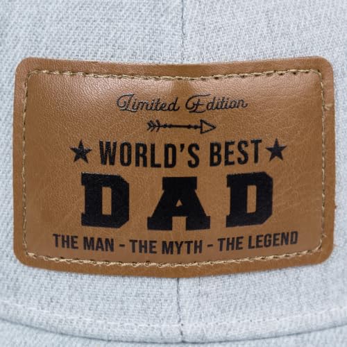 Image of Men's Hat Gifts - Men Cap Gifts for Christmas Father's Day Birthday Trucker Hat Leather Pattern Baseball Cap