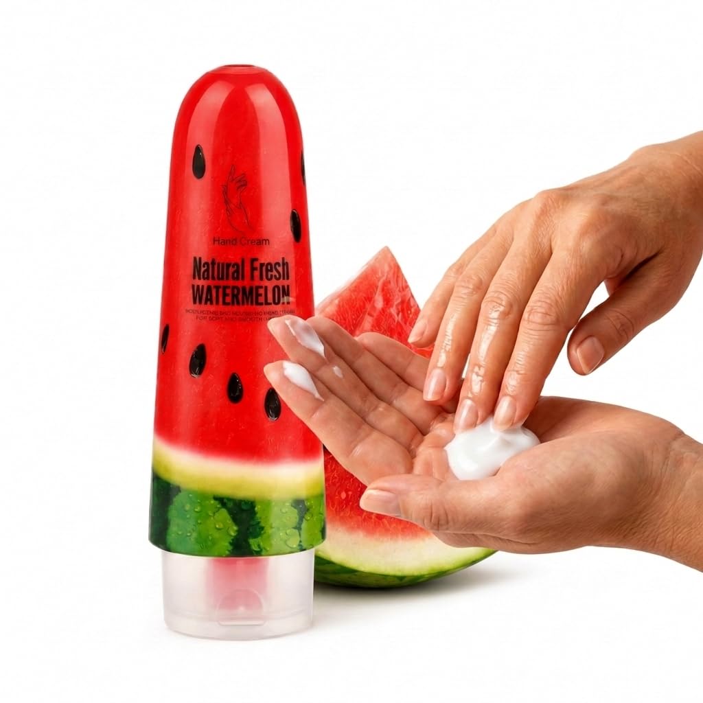 Watermelon Hand Cream, Moisturising, Fruity Scent, Hydrating Lotion for Soft and Smooth Hands for All Skin Types & Daily Hand Care (Pcs of -1)-image-32