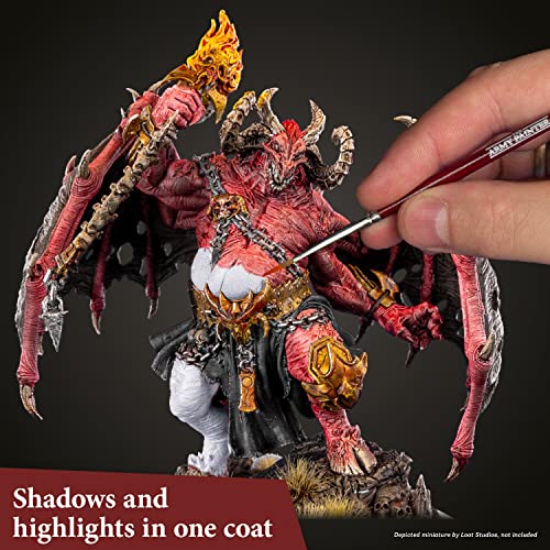 The Army Painter Speedpaint 2.0 Complete Paint Set, 90 x 18ml Speedpaints incl. 10 metallics, 1 Medium & 1 Free Brush for miniature and model painting