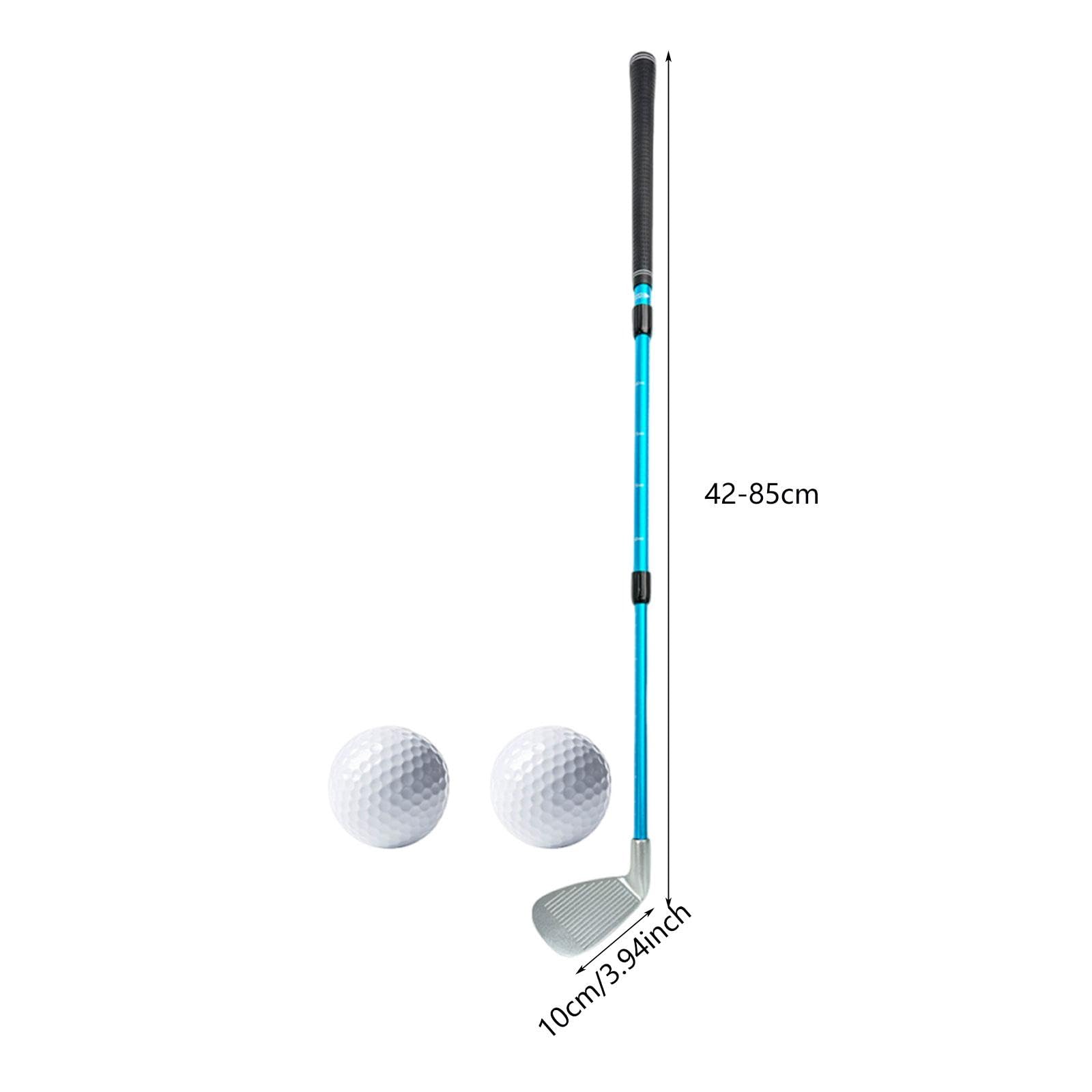 Golf Chipper Club Golf Club Extensible Telescópico Irón Varilla Ajustable de Aleación de Aluminio con Empuñadura de Goma Y Cabeza Oversize Adecuado Pa