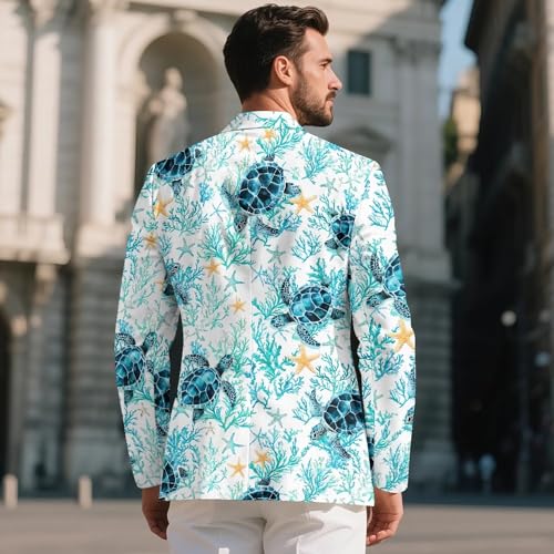 Men's Casual One Button Blazers Lightweight Suit Jacket Sports Coat with Pockets S - 5XL3