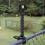 Camera Clamp Clip Mount Jaws Flex Gooseneck Accessories for GoPro | for Go Pro Hero 13 12 11 10 9 8 7 6 5 4 Session 3+ 3 2 1 Mission Max DJI Osmo AKASO Action Cameras
