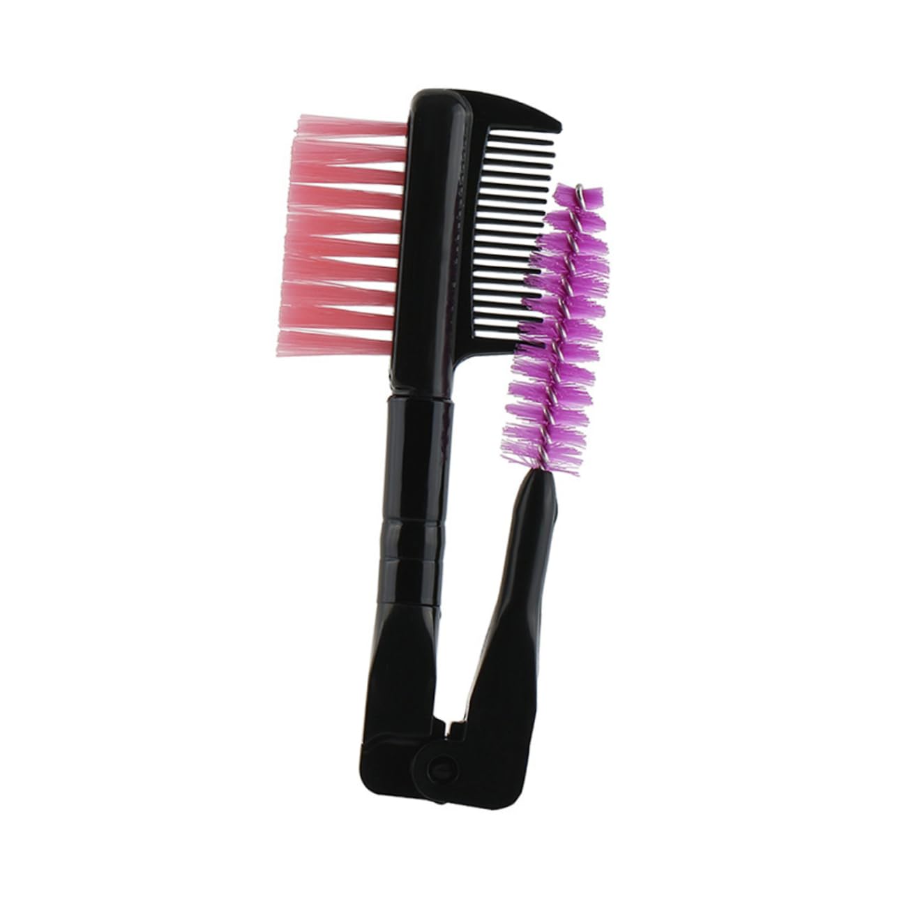 FOYTOKI Sleek Lightweight Makeup Brush Double-ended Eyebrow Comb Angled Brush for Gel/pomade Beauty Tool Reusable Eyelash Cosmetic Beauty Random Color