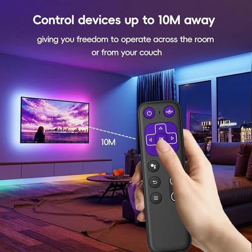 Image of ETZIN Wireless Remote, Universal Remote Control, 2.4g Remote Control with Air Mouse, Mini Keyboard with 58 Keys, 34h Working Time, Type-C Rechargeable Remote, IR rem-ote, Voice Assistant EPL-1536WA