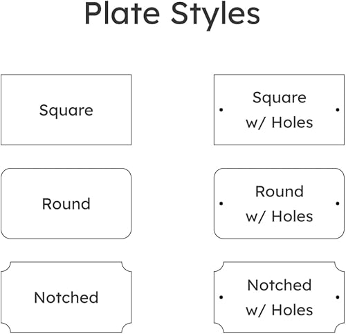 Miniatura 6 de Placas de identificación personalizadas, placa grabada de latón macizo, aluminio grabado/grabado, etiqueta de identificación con adhesivo, agujeros
