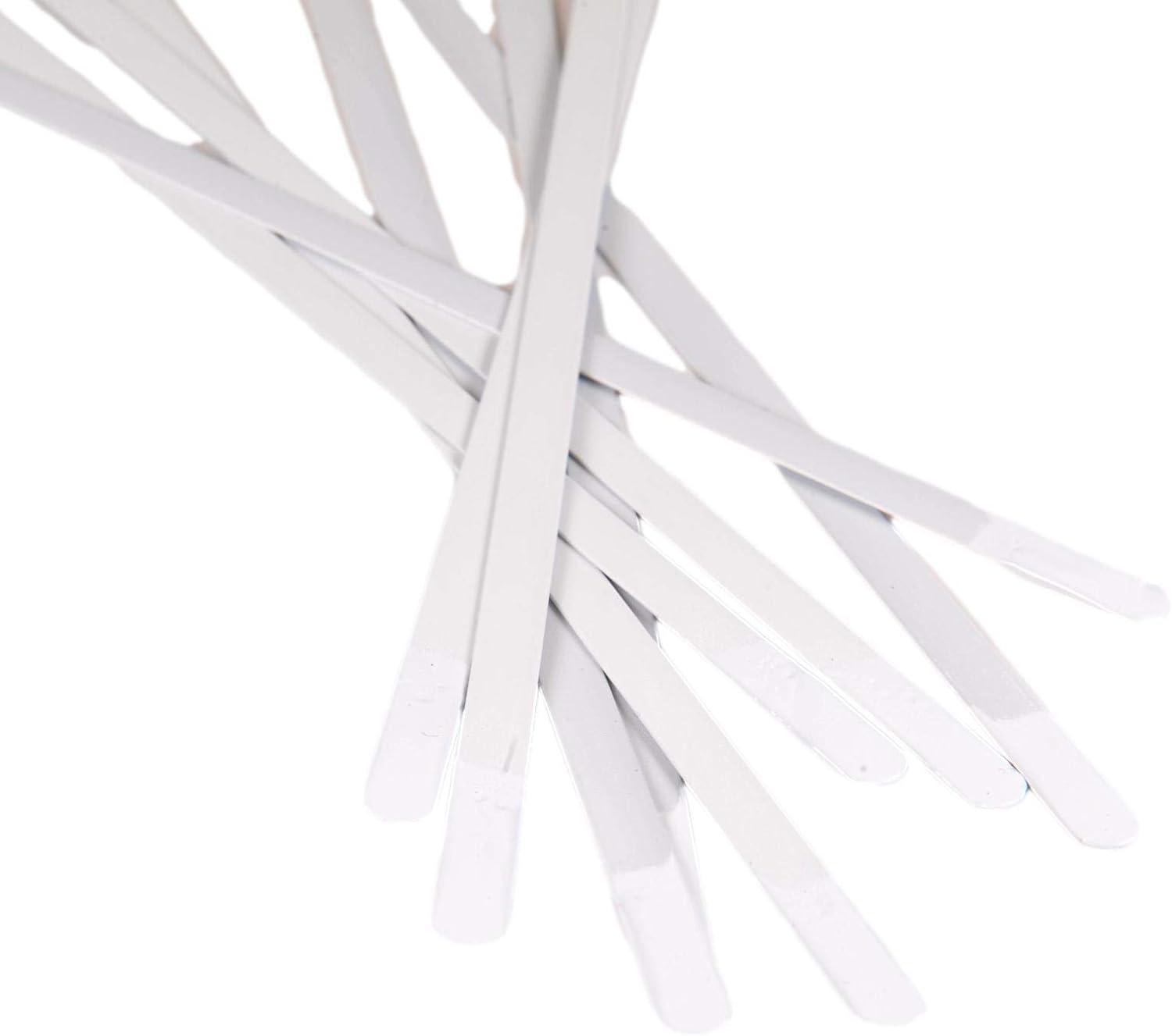 Porcelynne Spring Steel White Corset Boning Stays - 1/4 Width - 5 Length - 4 Pieces