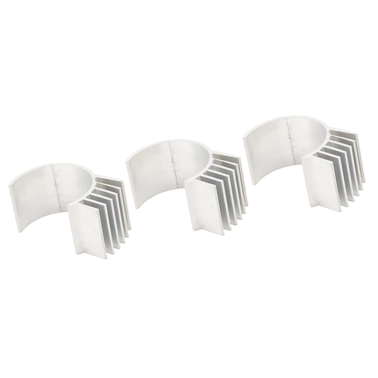 Electric Motor Heat Sink, Motor Heatsink 3PCS Anodized Great Heat Dissipation for Maintenance