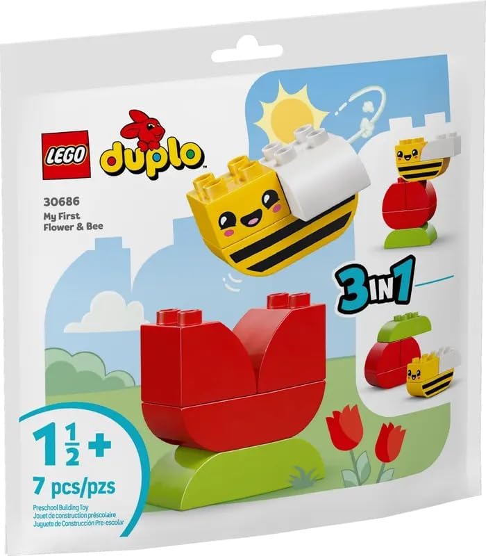 Primer set de flores y abejas de LEGO DUPLO