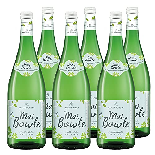 KATLENBURGER - Maibowle | Frische und spritzige Bowle aus hochwertigem Fruchtwein aus Deutschland. Geschmacksrichtung Waldmeister. Inhalt: 6x 1l mit 7% vol. für 11,34 EUR bei amazon.de Bild: KATLENBURGER - Maibowle | Frische und spritzige Bowle aus hochwertigem Fruchtwein aus Deutschland. Geschmacksrichtung Waldmeister. Inhalt: 6x 1l mit 7% vol. für 11,34 EUR bei amazon.de
