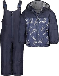 Boys' Ski Jacket and Snowbib Snowsuit Set