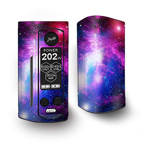 IT'S A SKIN Decal Vinyl Wrap for Wismec Reuleaux RX Gen3 Dual Vape Sticker Sleeve/Stars Galaxy red Blue Purple Gasses