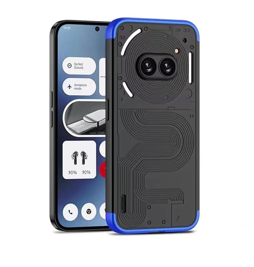 SPAZY CASE®Nothing Phone 2a / 2a Plus 5G Back Cover | Full Body 3 in 1 Slim Fit 360 Degree Protection Hybrid Hard Bumper Back Case Cover forNothing Phone 2A / 2A Plus 5G - Black & Blue (B0CV3PR5Y3) Amazon Price History, Amazon Price Tracker