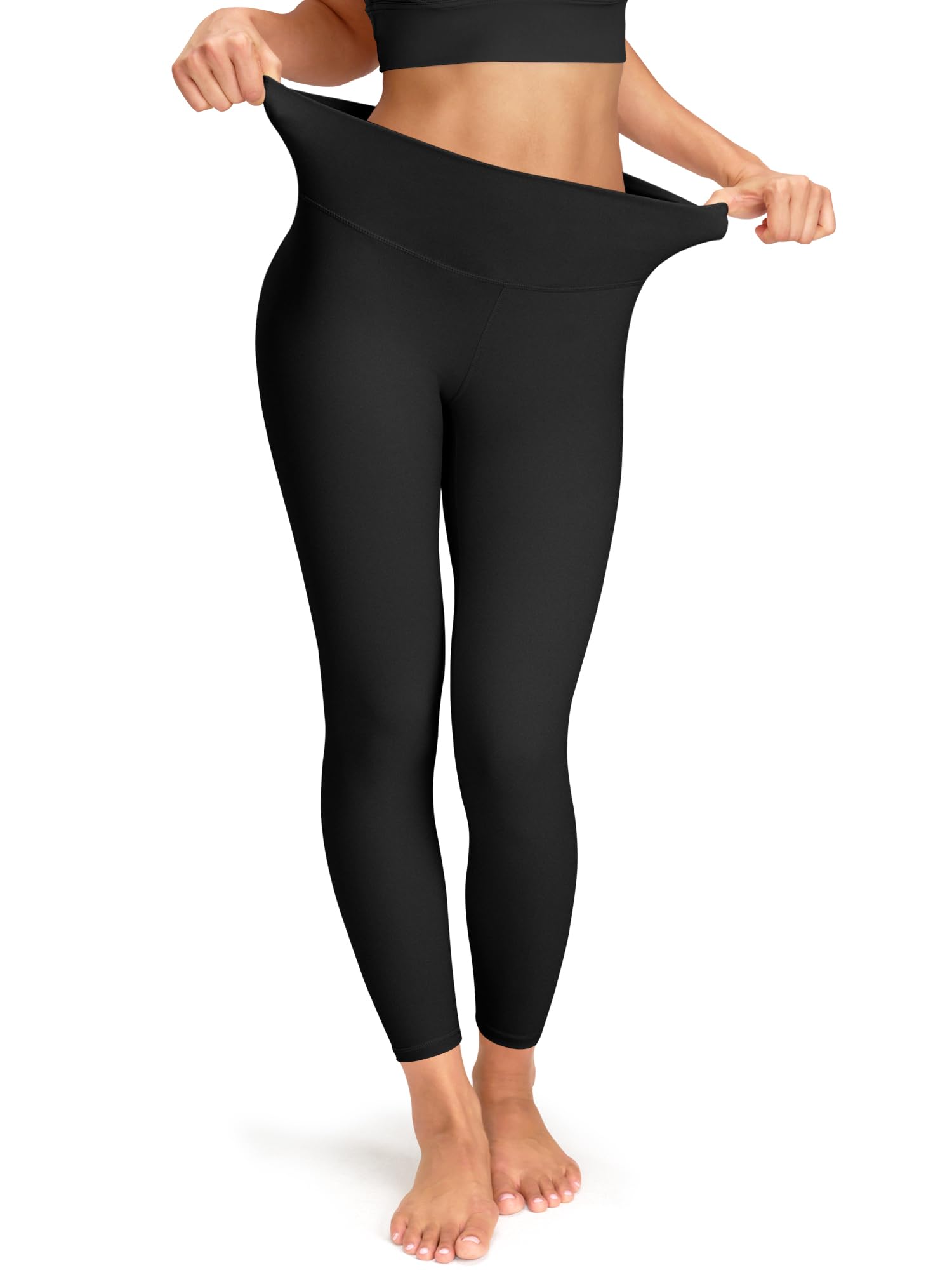 Leggings for Women - High Waisted Full Length Buttery Soft Yoga Pants for Workout Athletic Daily