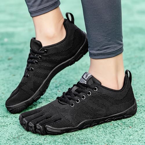 Barefoot Five-Toed Fitness Shoes – Sneakers Separated Toe Footwear for Men & Women Neuropathy, Hiking, Yoga, Gym, Beach 7
