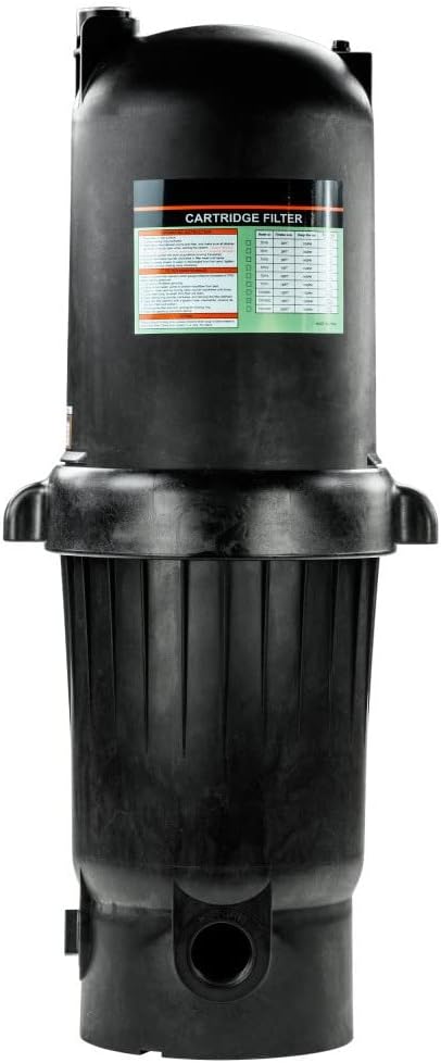 Rx Clear Radiant Cartridge Pool Filter for Above Ground Swimming Pools | PRC90 | Pools up to 15,000 Gallons | Energy Efficient | Corrosion Proof | Filter Cartridge Included
