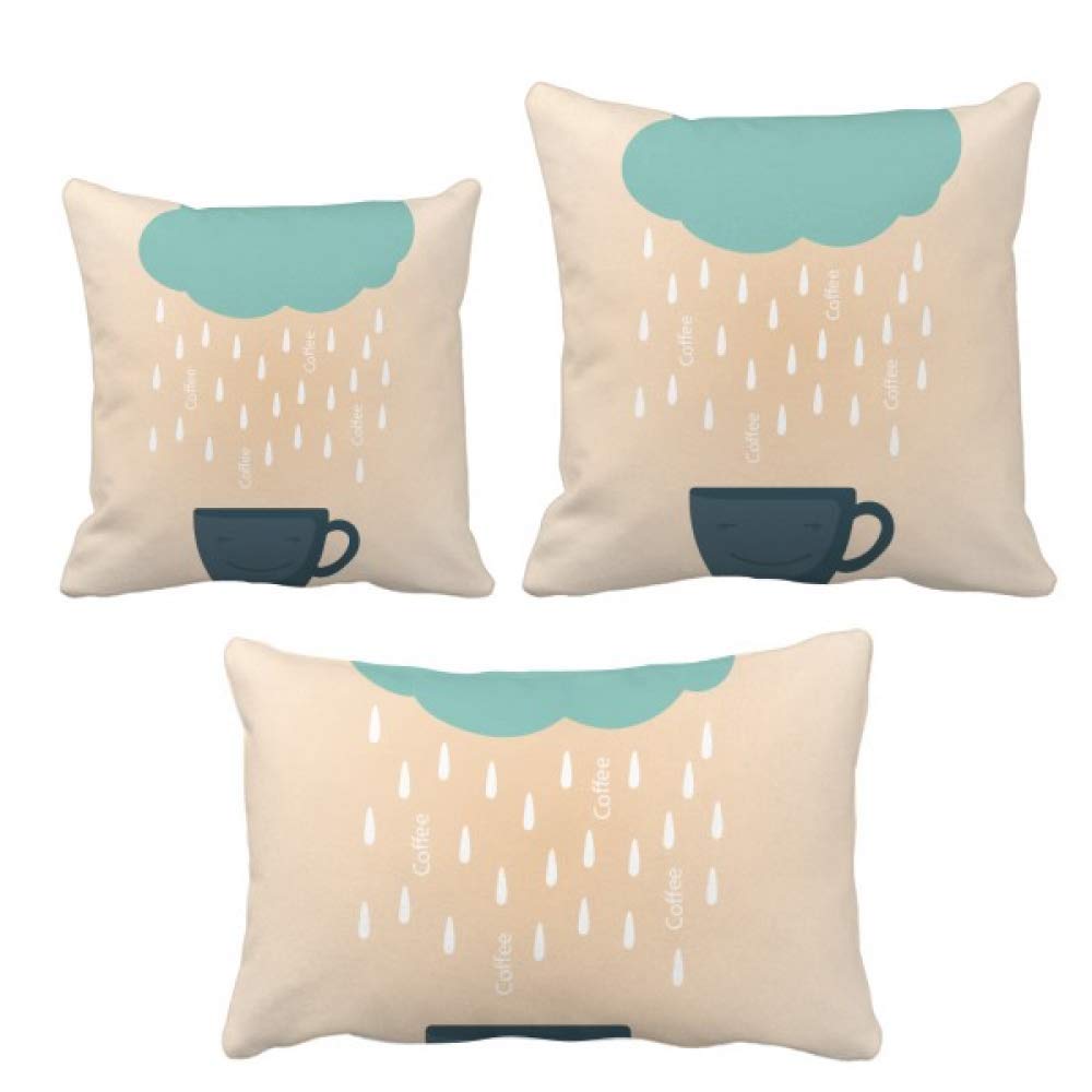 Coussin sourire et ensemble tasse météo nuage : idée cadeau déco canapé