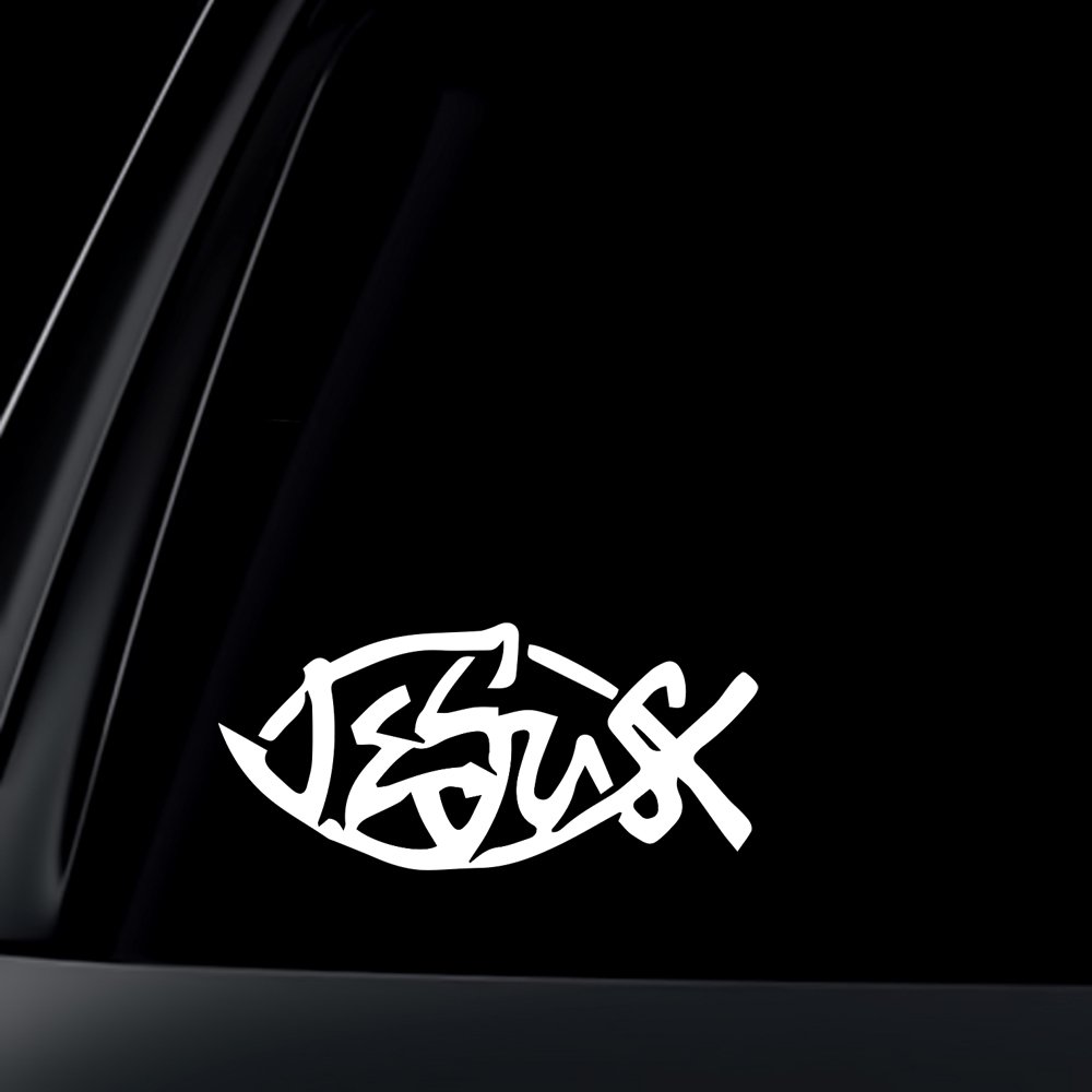 Jesus Fish Car Decal / Sticker