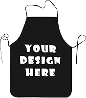 Vista 2 de Delantales personalizados, añade tu diseño aquí, delantal de camarero, regalos personalizados, regalos personalizados para estilista, artista