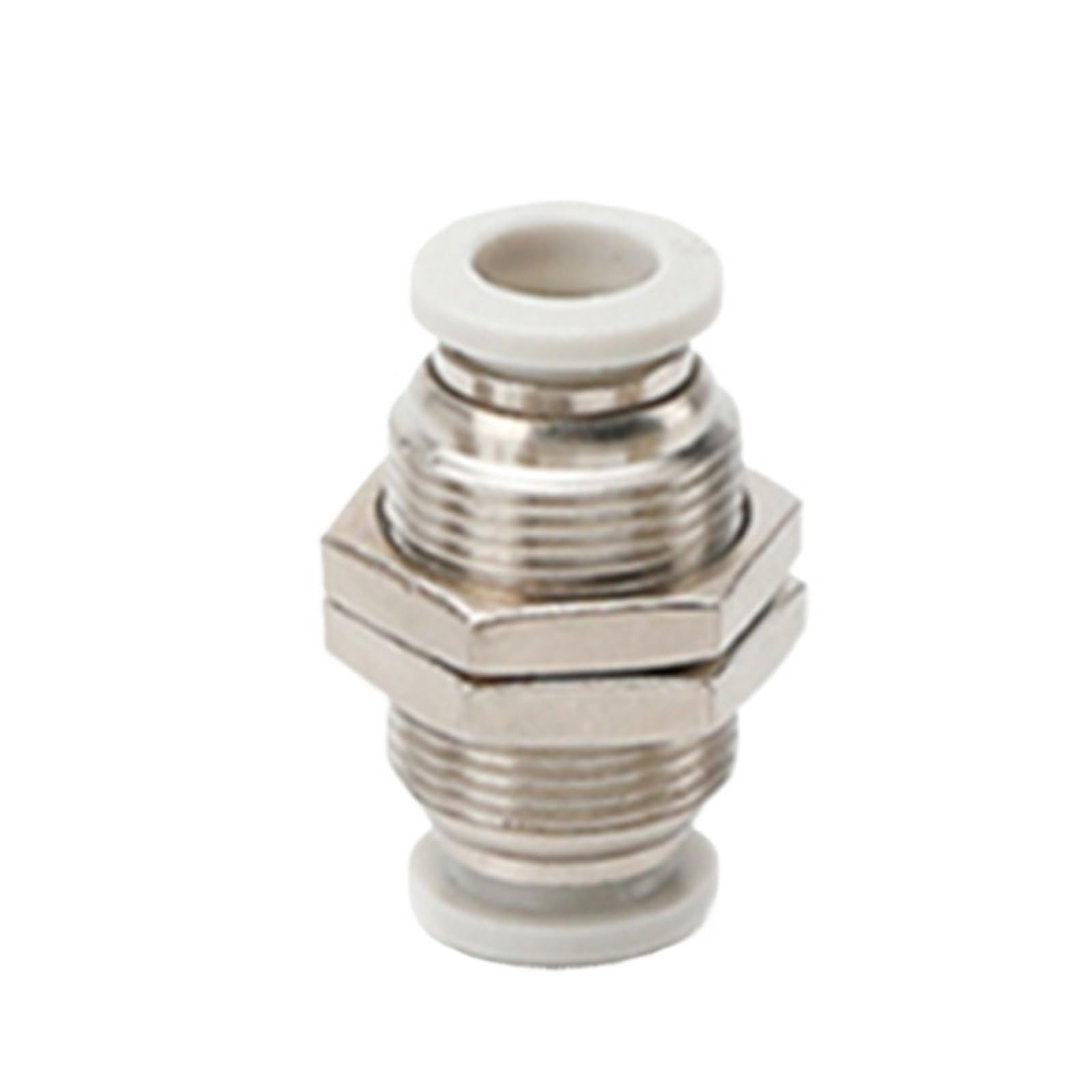 Raccord PM12 traversée de cloison tube-tube pneumatique pour circuit industriel