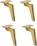 VUIKLCty 4 Gambe di Supporto for Divano, mobiletto for Vino, mobiletto for Bagno, Sgabello Alto, Supporto for ferramenta, 11,5 cm/17,5 cm(115mm)