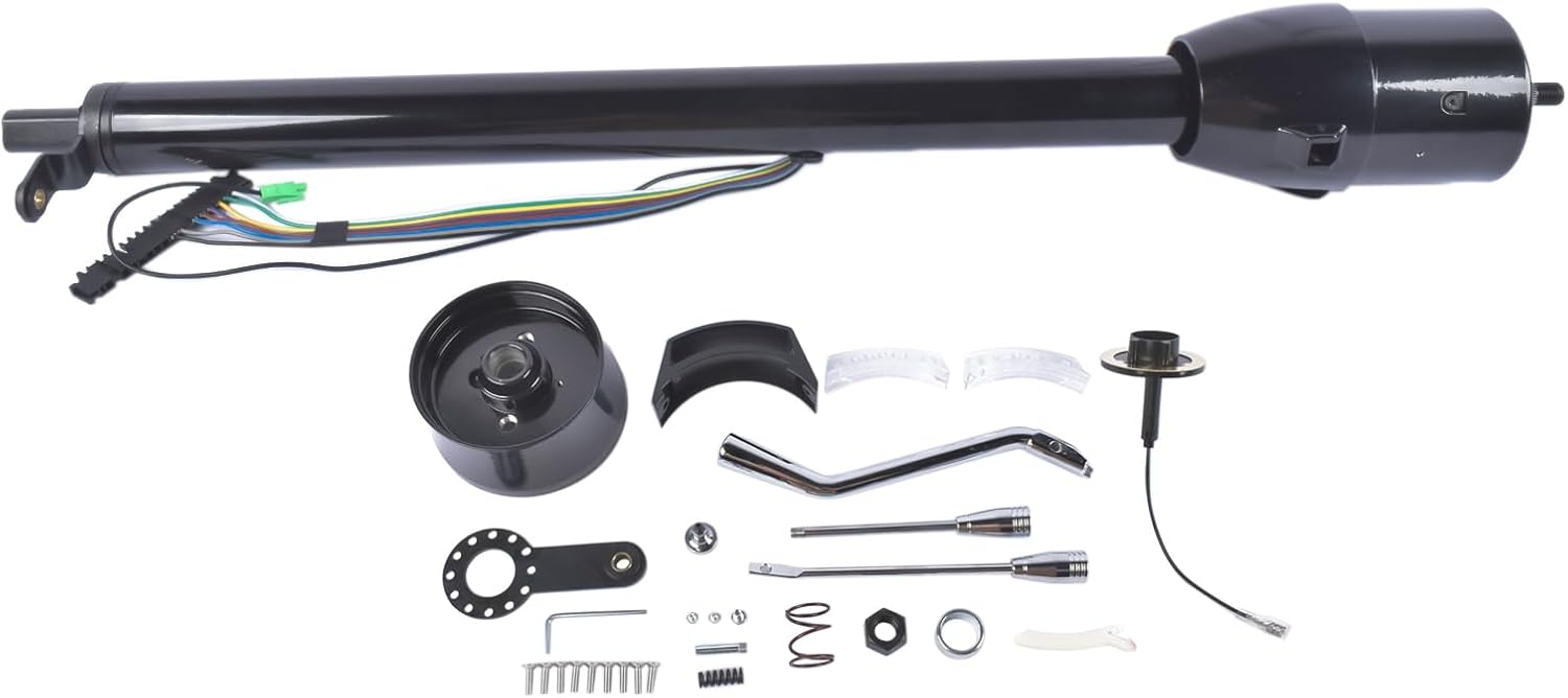 33" Tilt Automatic Steering Column Black Replacement for 1967-1979 Ford F100 Truck F250 390