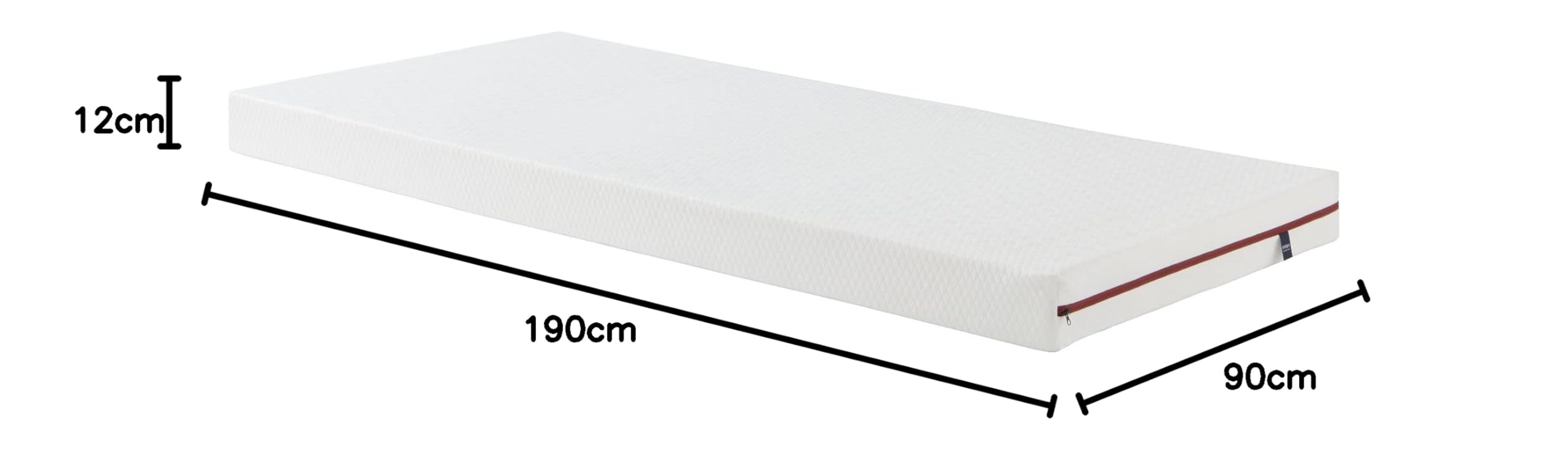 Someo Matelas 100% Latex Crépuscule 200 90x190