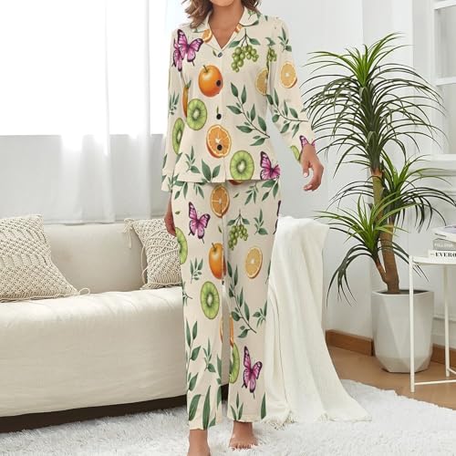 Ensembles de vêtements d'intérieur de qualité aux détails tropicaux raffinés