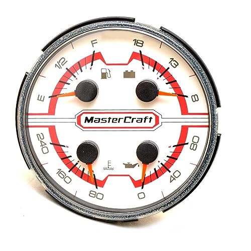 MasterCraft Boat Multifunction Gauge 5008129 | Medallion 4 1/8 Inch