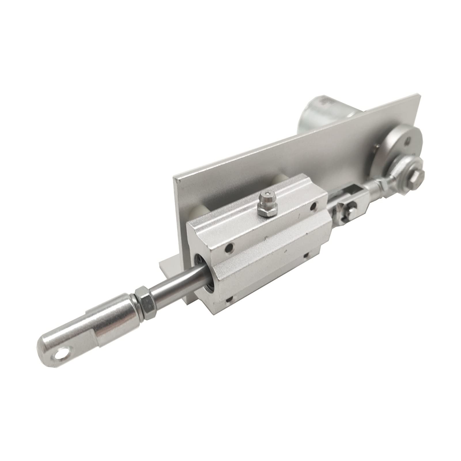 Linearantrieb, DC 12V Hubkolben-Linearmotor + Drehzahlregelung Netzteil DIY Untersetzungsmotor Gleichstrom-Linearmotor Teleskop-Linearantrieb(15rpm)