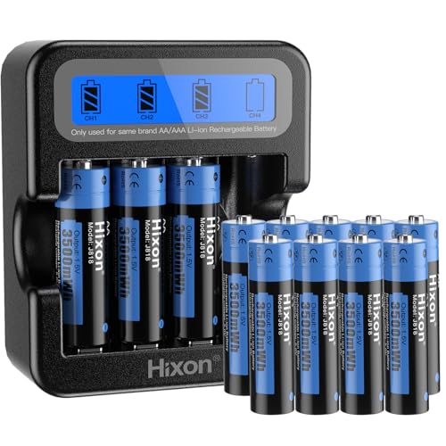 Baterías recargables AA Hixon de 1.5V constantes y 1500 ciclos para mandos de Xbox
