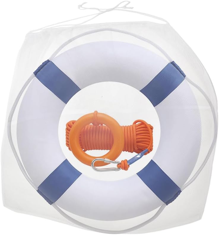 20in Lifebuoy Ring with 98.4ft Rope