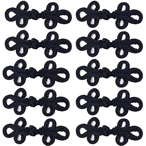 EvaGO 10 Pairs Frog Buttons Sewing Fasteners Cover