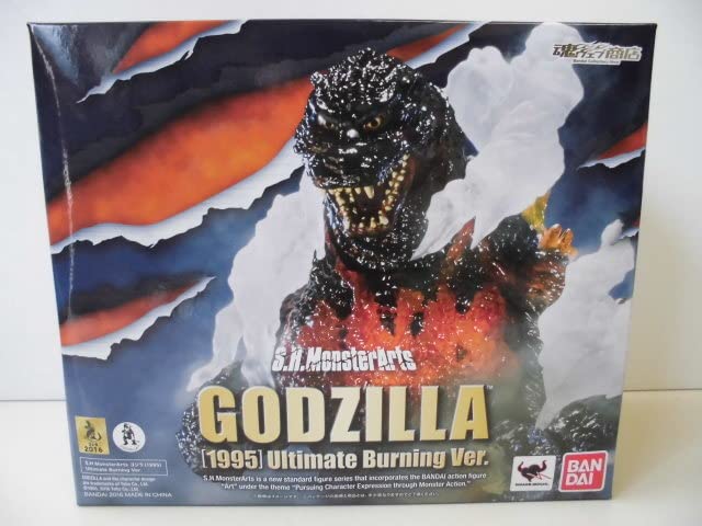 Amazon | S.H.MonsterArts ゴジラ (1995) Ultimate Burning Ver. 魂  
