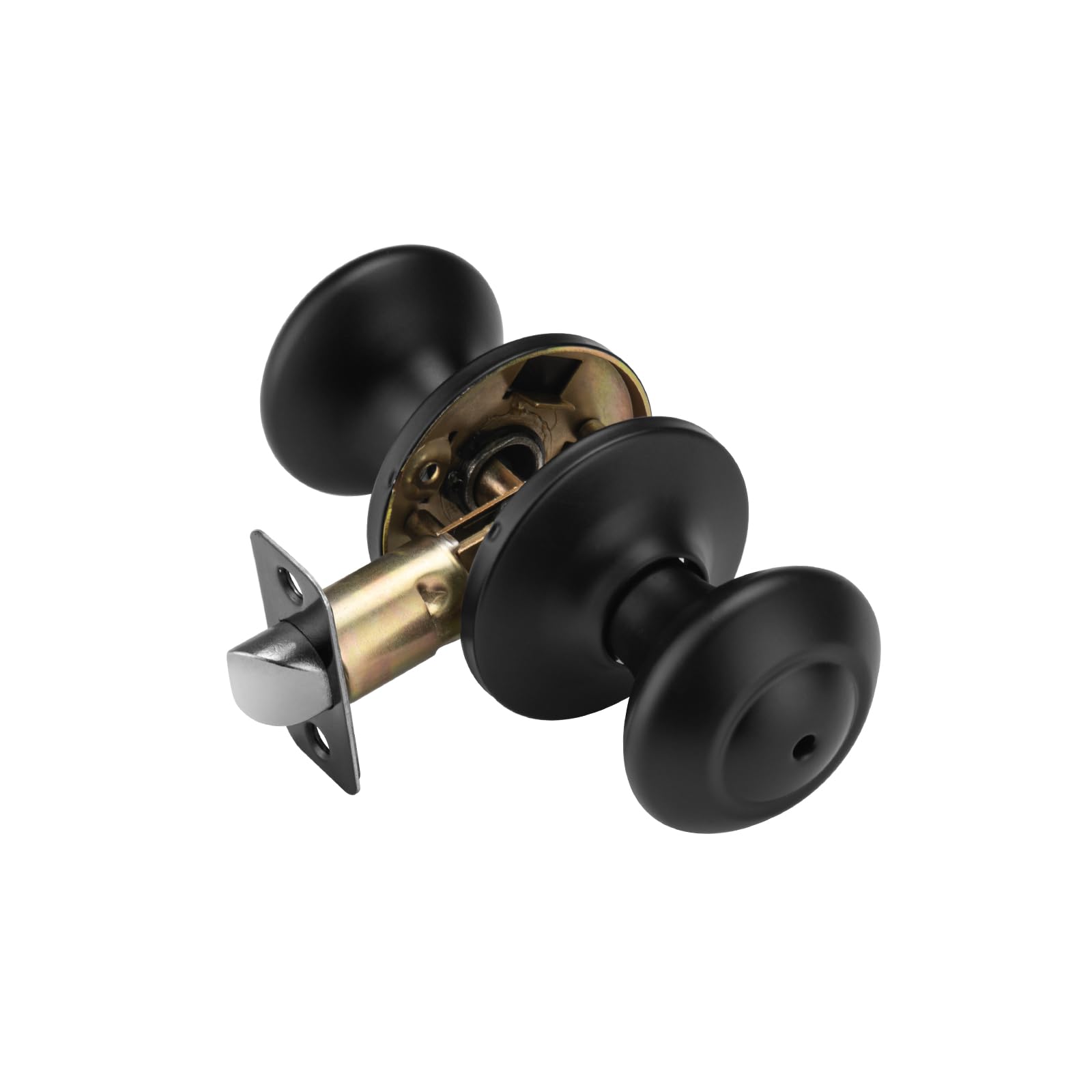 Vintage Black Door Knob with Lock - Buy Now -1