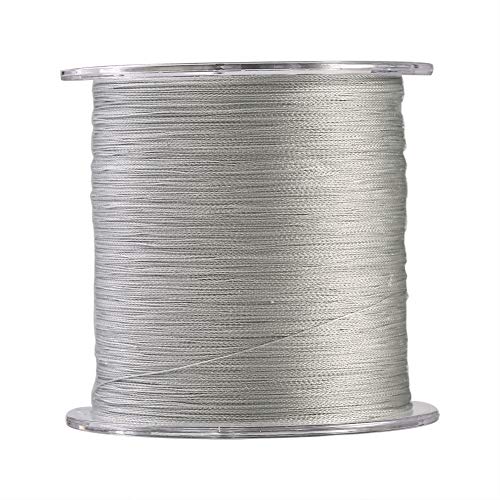 Hilo de Pesca Trenzado, Resistente y Duradero Hilo de Pesca Multifilamento 500 M para Agua Salada y Dulce for Pescadores Deportivos en Mar y Río