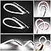 MAXGTRS 2Pcs 11-inch Ultrafine LED Strip Tube Flexible Waterproof Daytime Running Light White Suitable For Switchback Headlight LED Strip,Decorative Lamp,Running Lights,Neon Lights,Turn Signal Light
