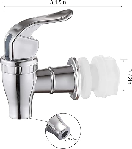 Miniatura 6 de Spigot para dispensador de bebidas, paquete de 2 dispensadores de bebidas, grifo dispensador de bebidas, grifo dispensador de agua